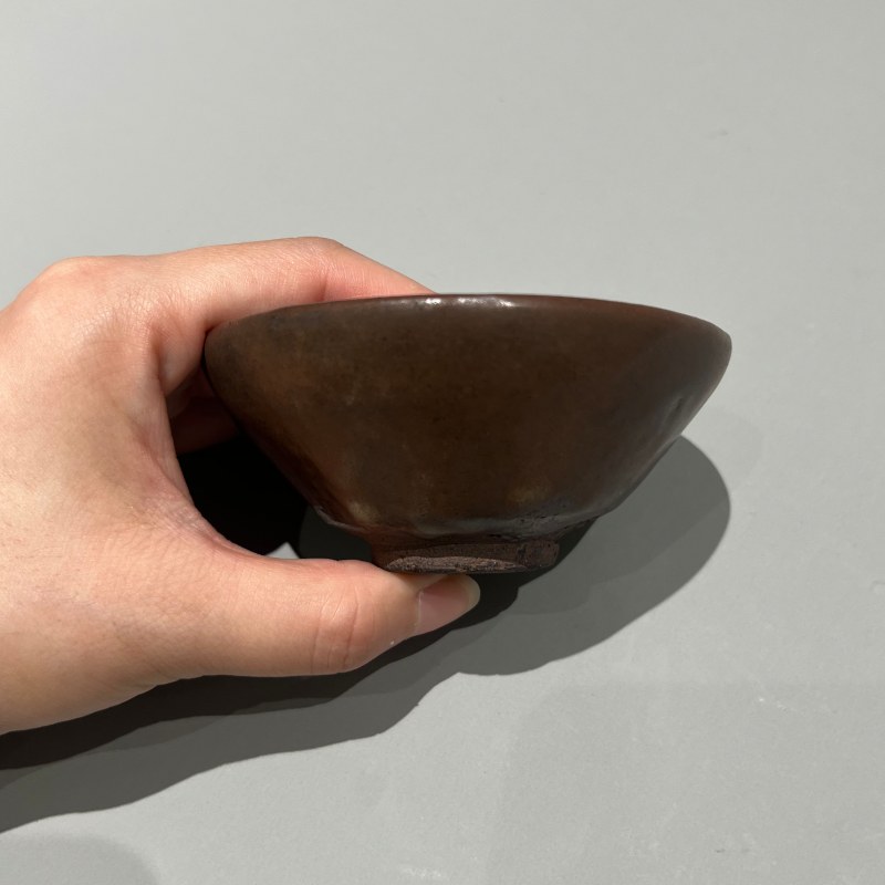 明代 建窑灰皮釉盏 - 图4