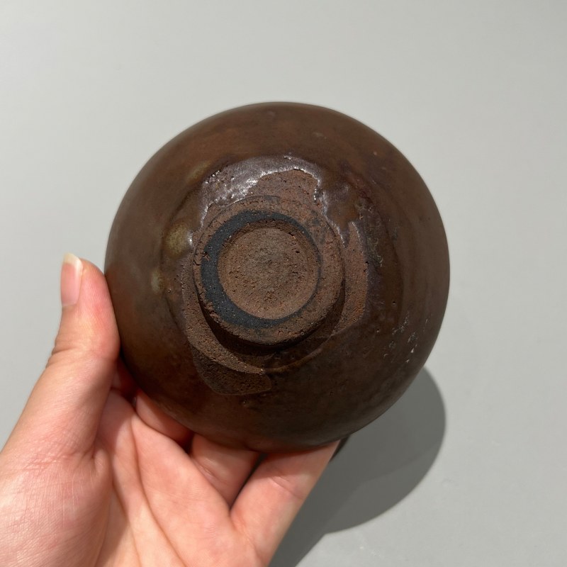 明代 建窑灰皮釉盏 - 图7