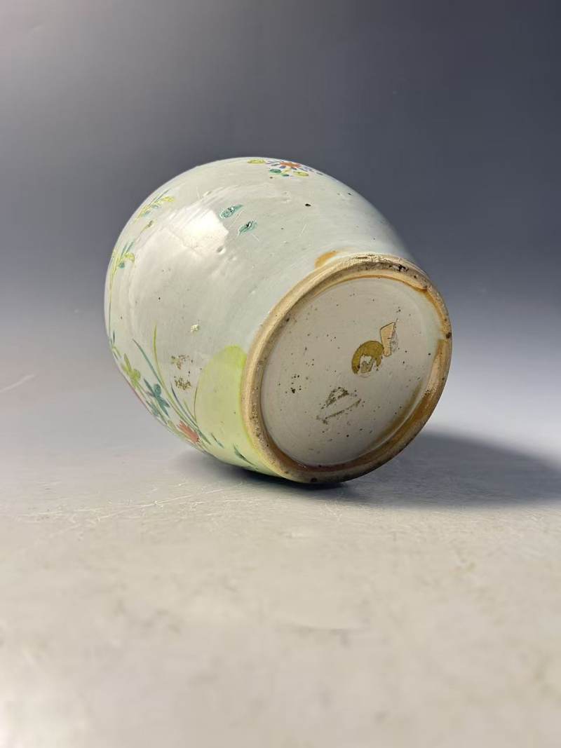 清雍正 粉彩罐 - 图6