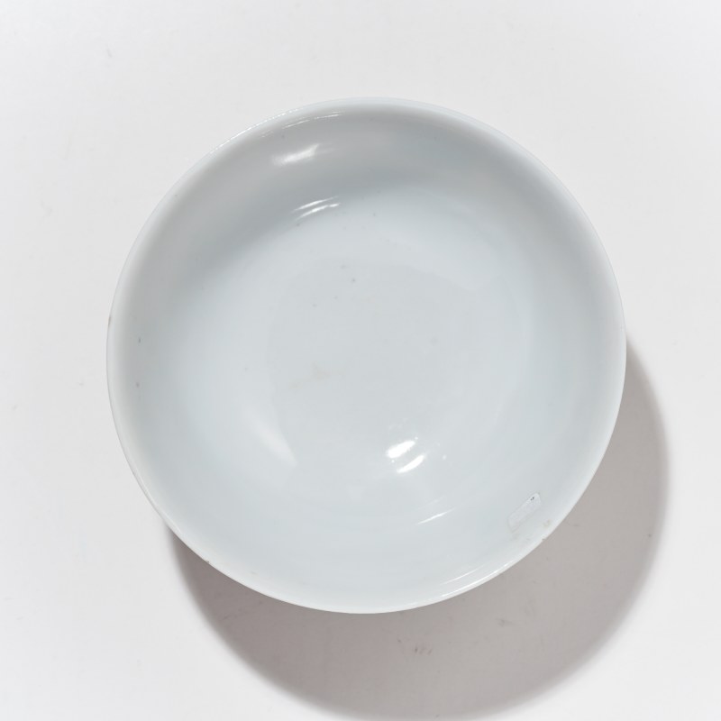 清晚期 粉彩花卉纹碗 - 图5