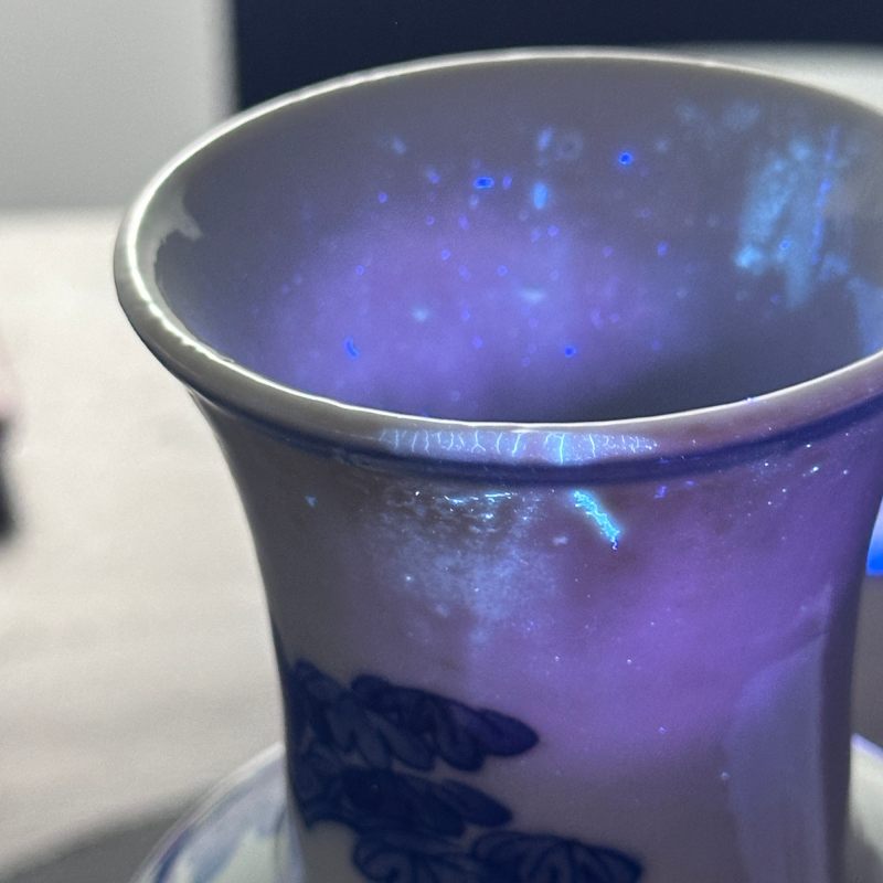 清晚期 青花人物故事图瓶 - 图14