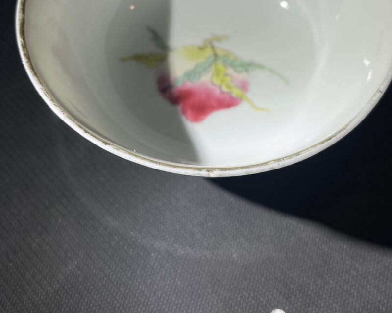 民国 粉彩旭日东升碗 - 图13