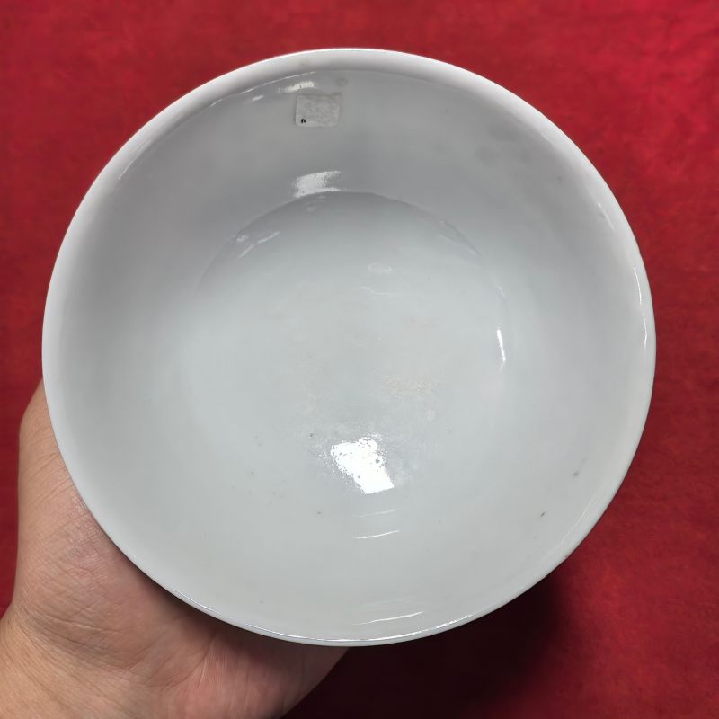 清晚期 粉彩花卉纹碗 - 图8
