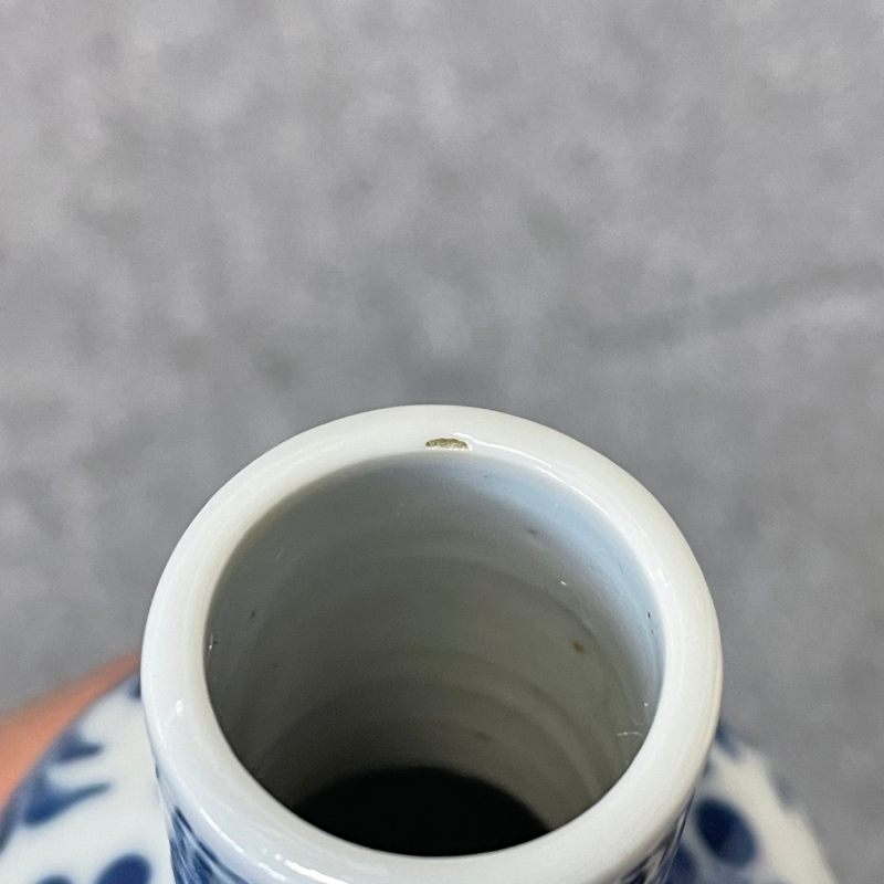清晚期 青花花鸟纹福禄千秋瓶 - 图10