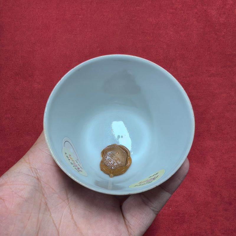 清晚期 粉彩花鸟纹杯 - 图5