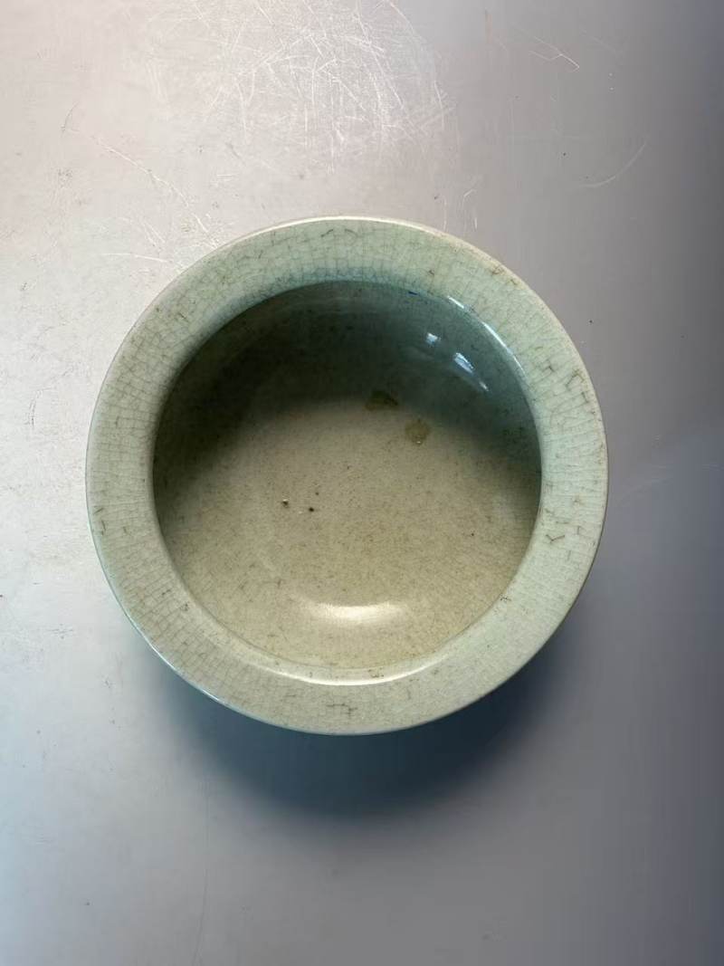清中期 粉青釉八卦炉 - 图4