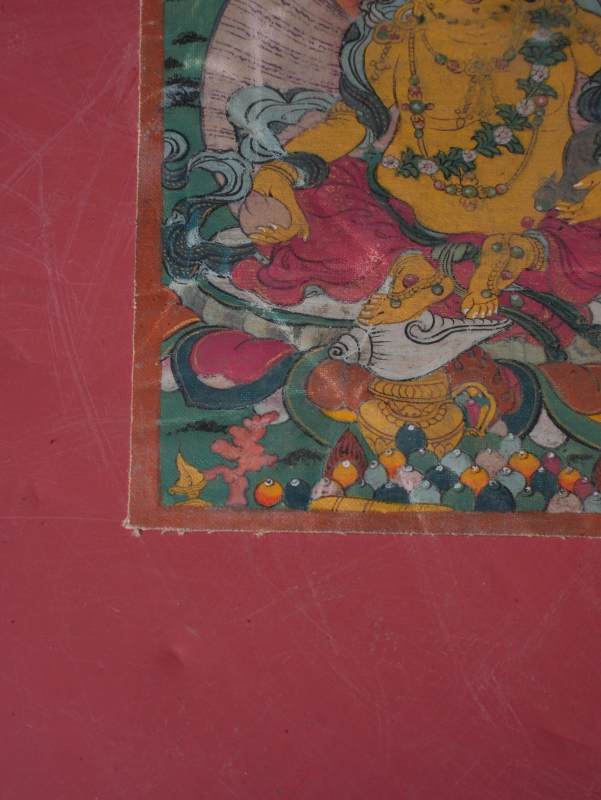 清中期 财神唐卡 - 图2