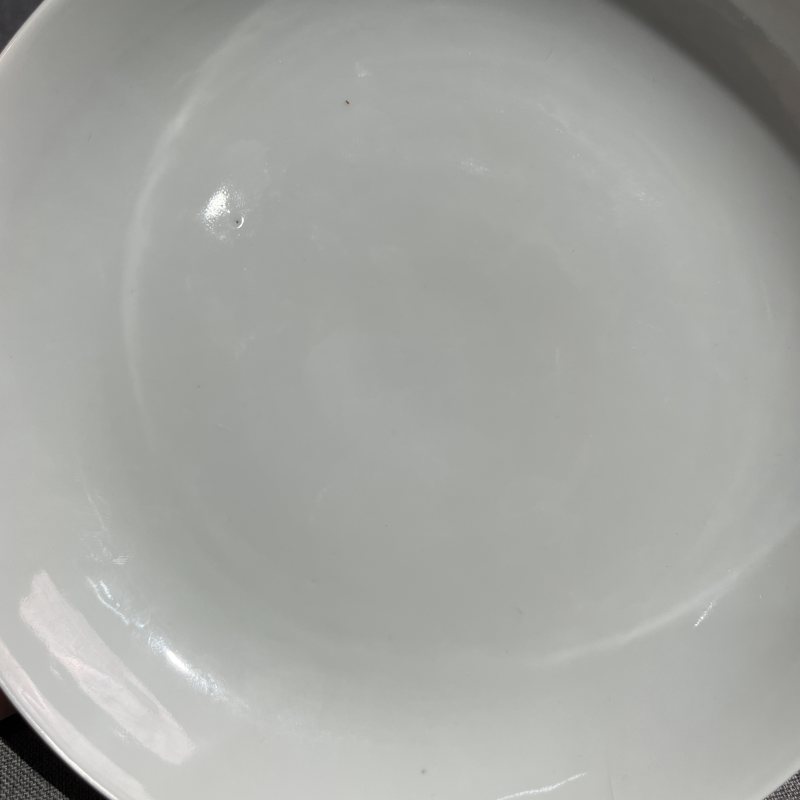 清光绪祭红釉盘 - 图5