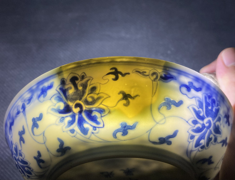 清光绪 青花缠枝莲纹盘 - 图10