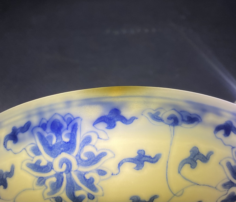 清光绪 青花缠枝莲纹盘 - 图11