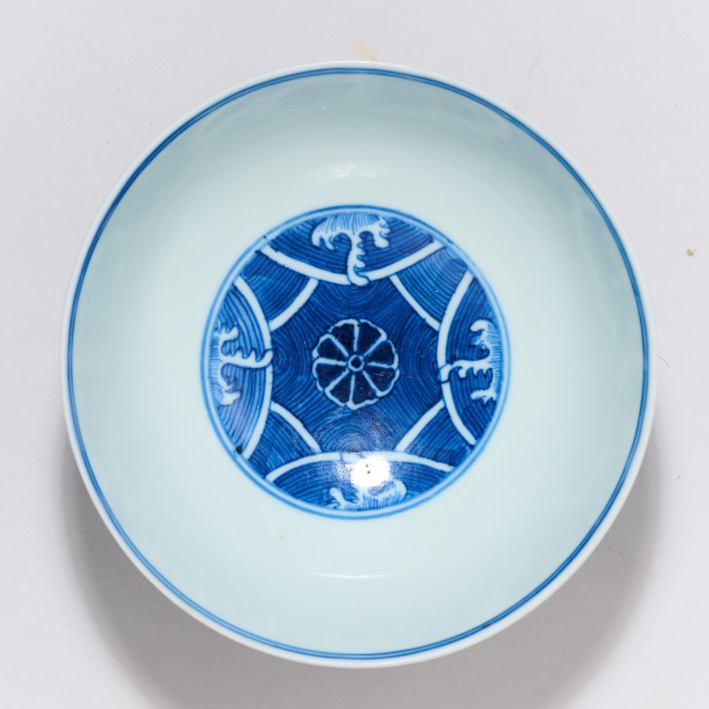 清光绪 青花龙纹碗 - 图5