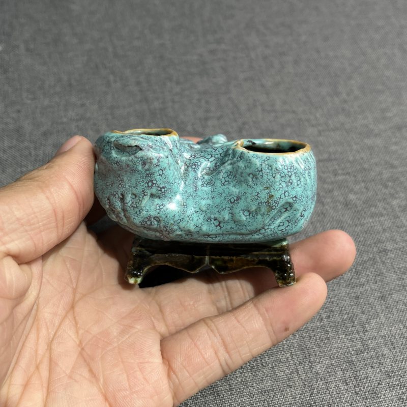清中期炉钧釉水呈 - 图4