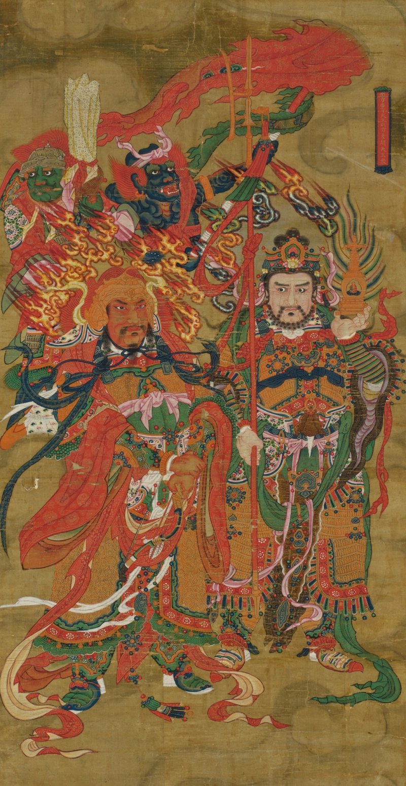 明末 / 清 廣目天王及多聞天王像