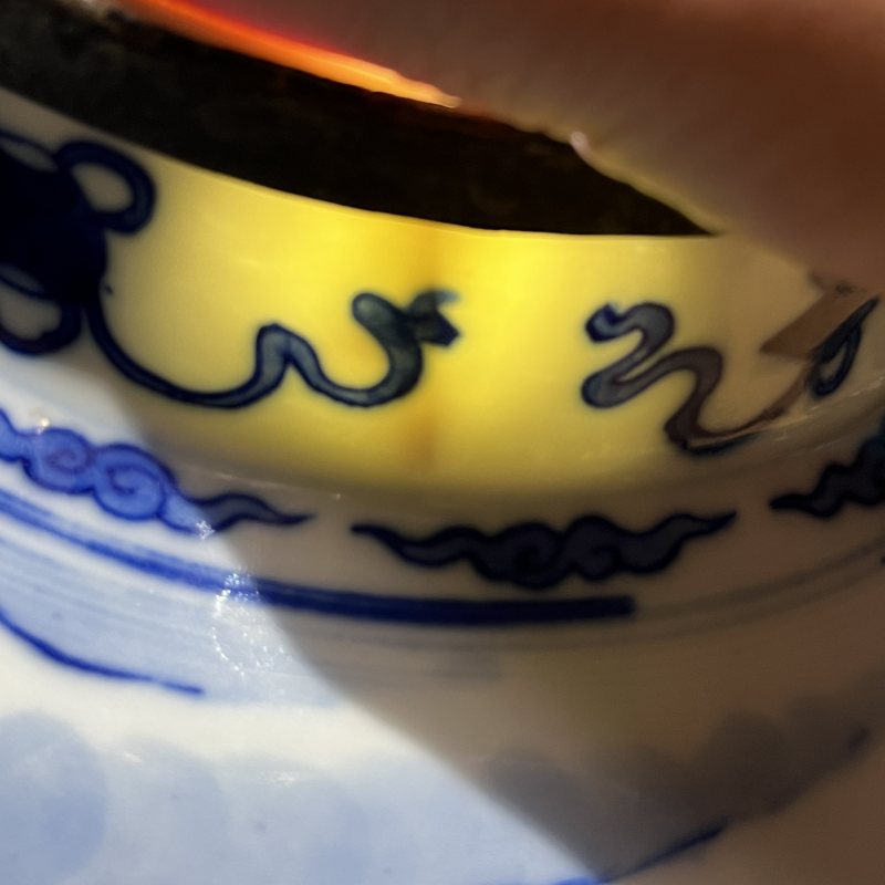 清光绪青花人物故事将军罐 - 图17