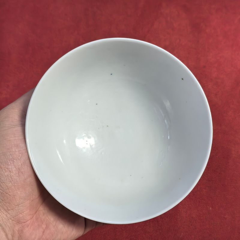 清晚期 粉彩花卉纹碗 - 图5