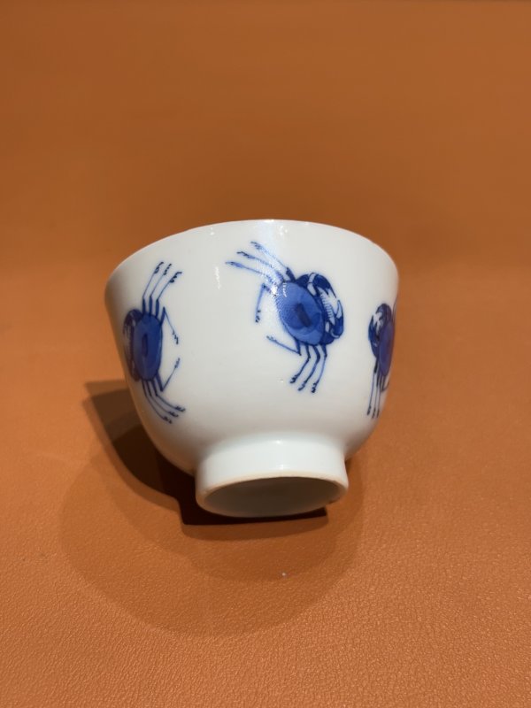清晚期 青花二甲纹茶杯 - 图9