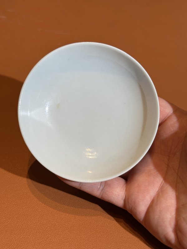 清道光 粉彩无双谱盖杯 - 图9