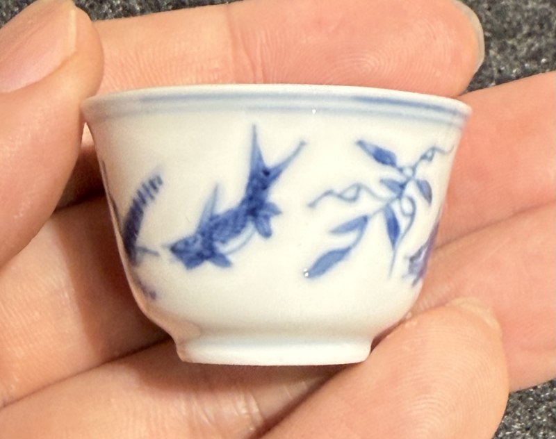 清康熙 袖珍青花杯碟三套 - 图13