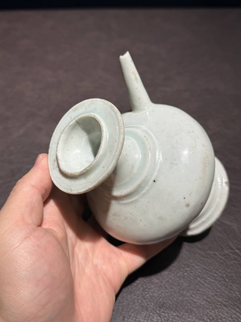 清 粉青釉净瓶 - 图7