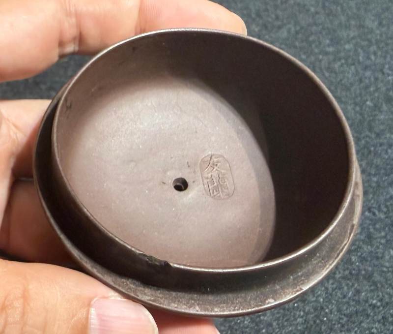 清晚期 子美刻友蘭紫砂壺 - 图10