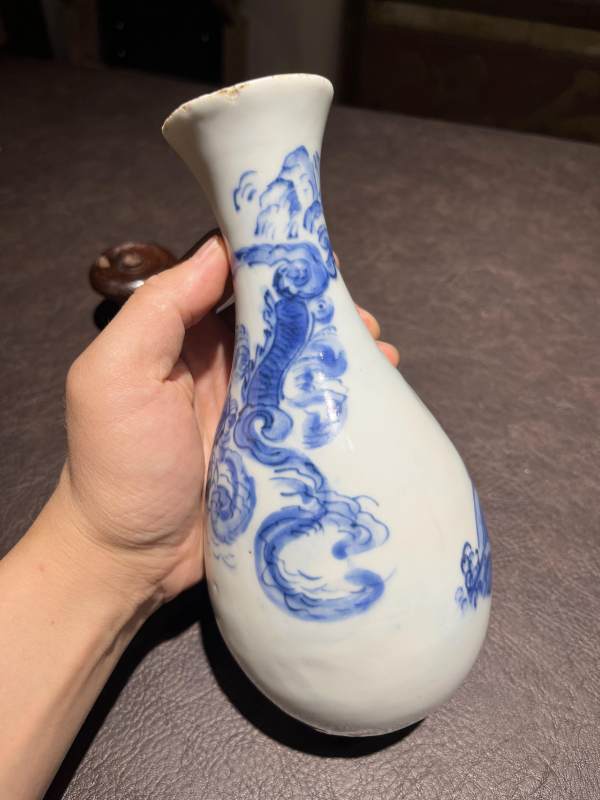明 青花龙纹胆瓶 - 图7