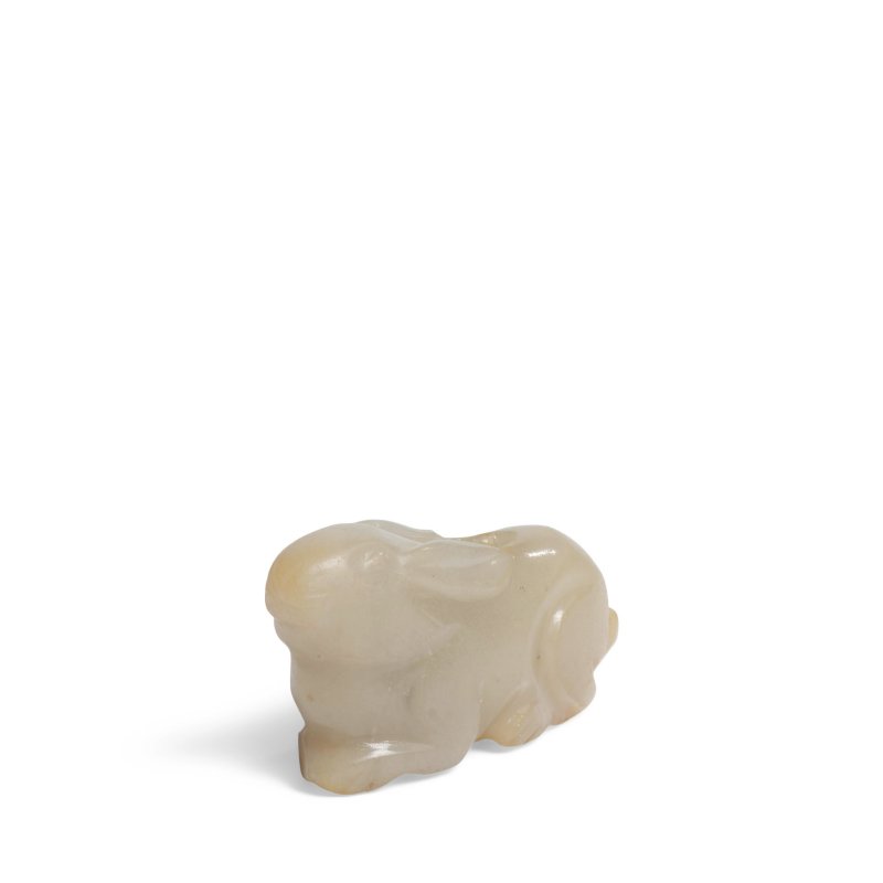 宋 玉雕兔形墜飾 | A JADE CARVED 'RABBIT' TOGGLE - 图8