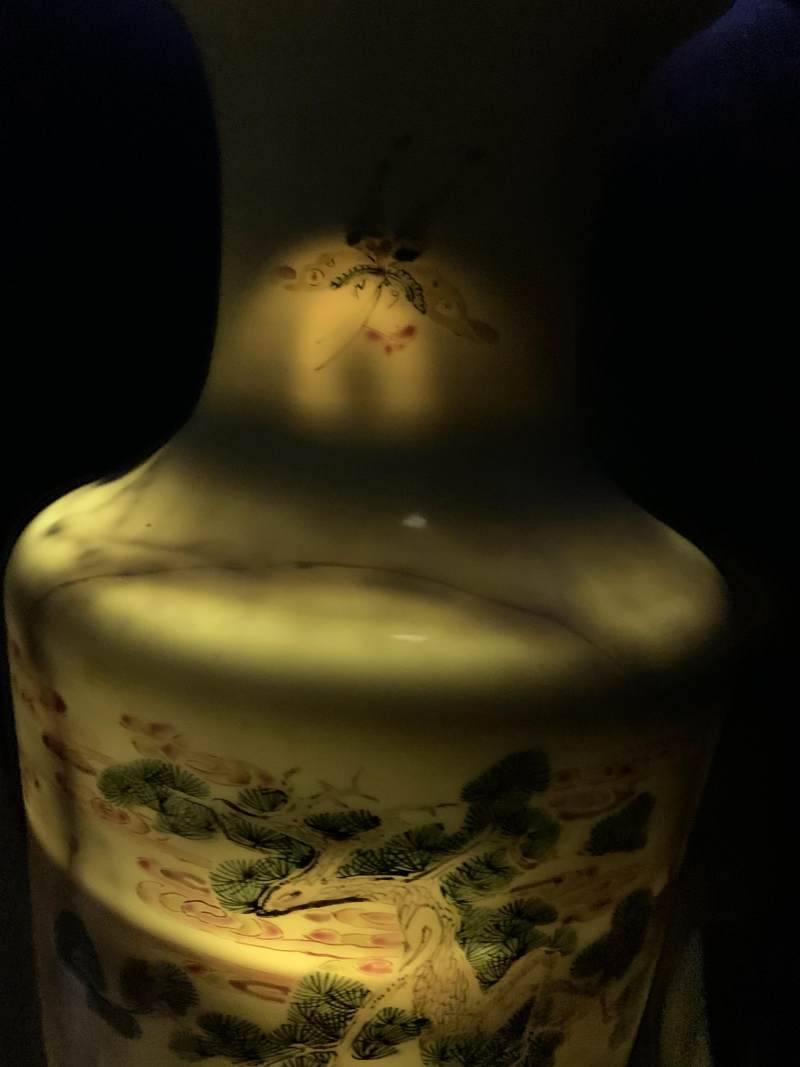 清雍正 粉彩人物故事图棒槌瓶 - 图10