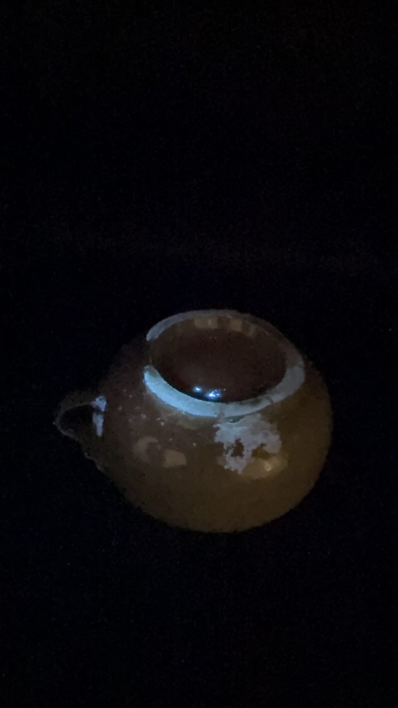 宋 龍泉窯青釉把杯 - 图5
