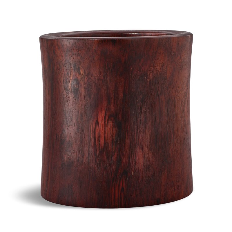 十九世紀 黃花梨筆筒 | A HUANGHUALI BRUSHPOT, BITONG - 图3