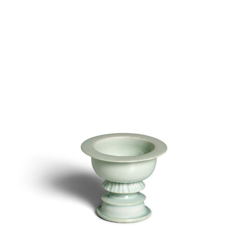 北宋 青白釉高足香爐 | A QINGBAI-GLAZED FOOTED CENSER - 图4