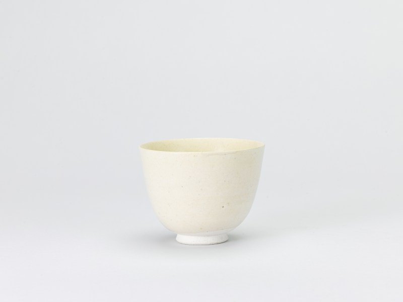 唐 白瓷深腹杯 - 图1