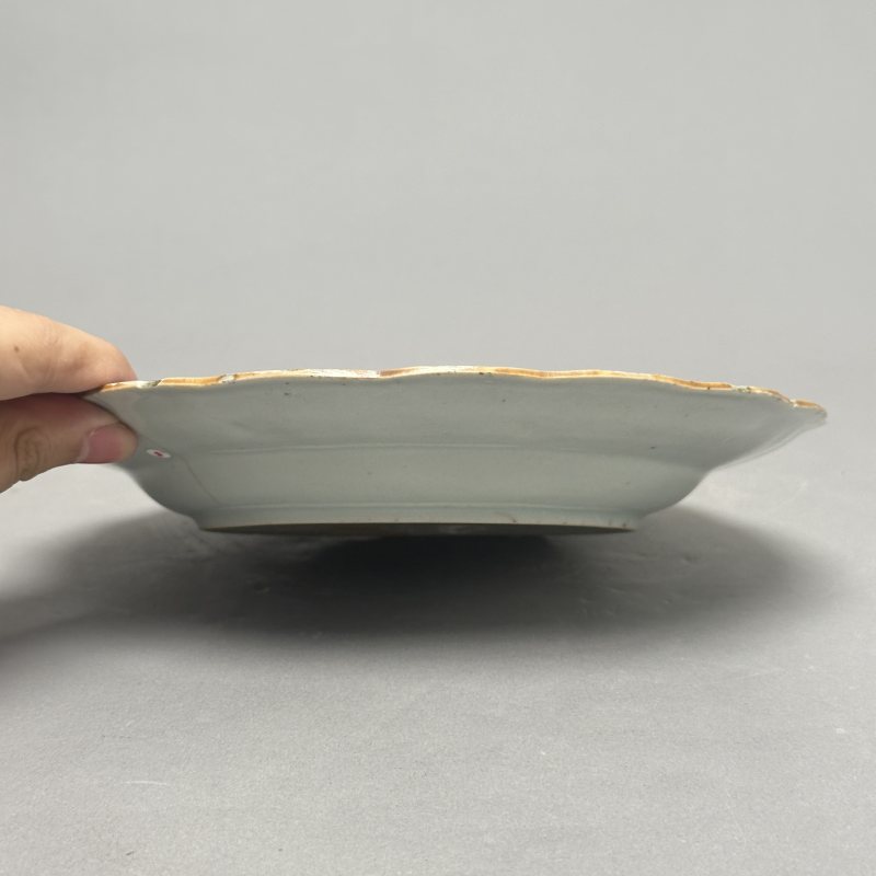 清康熙 青花麻姑献寿盘 - 图3