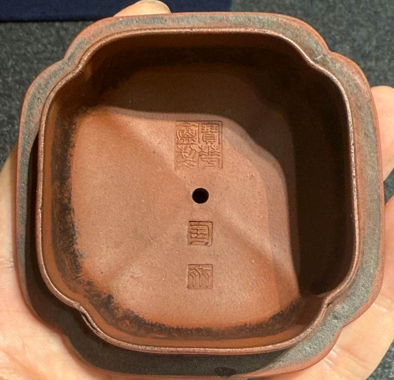 清晚期 大生竹紋倭角紫砂壺 - 图11