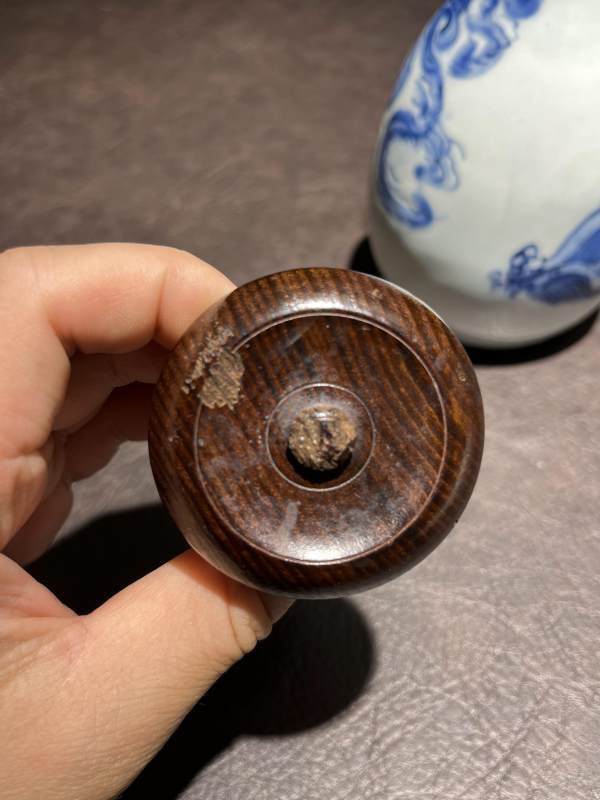 明 青花龙纹胆瓶 - 图14