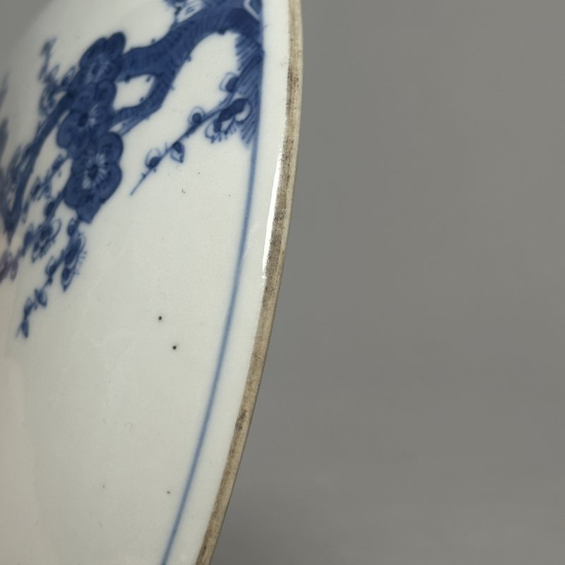 清光绪 青花岁寒三友图温锅 - 图6