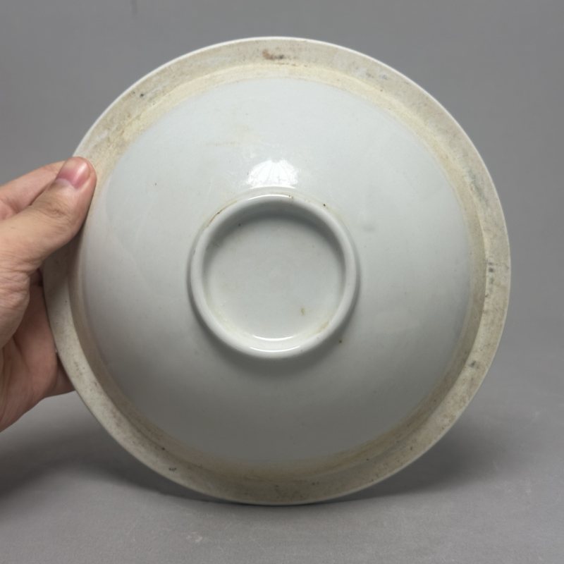 清光绪 青花岁寒三友图温锅 - 图9