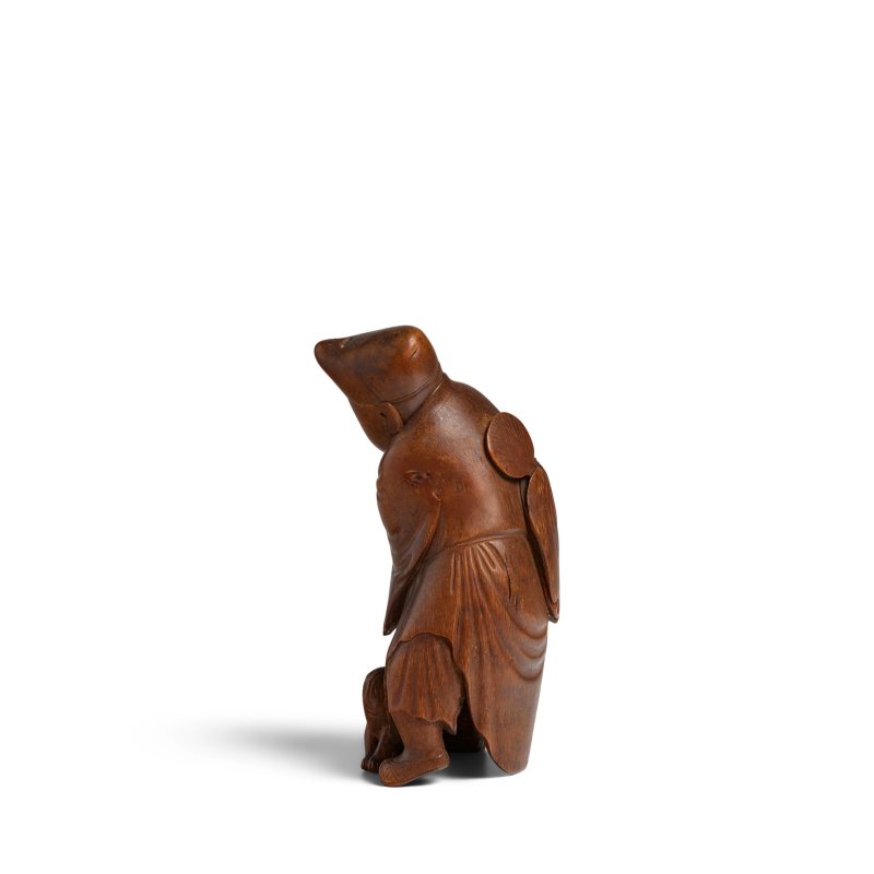 十七世紀 竹根雕濟公像 | A BAMBOO ROOT CARVING OF JIGONG - 图3