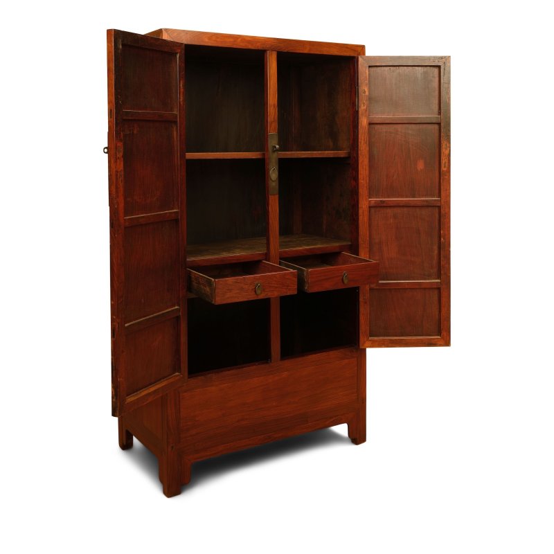 十九世紀 黃花梨方角櫃 | A HUANGHUALI SQUARE-CORNER CABINET - 图14