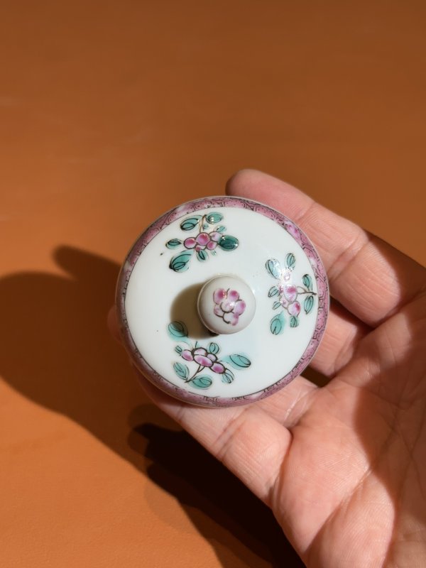 清雍正 粉彩花卉纹壶 - 图6