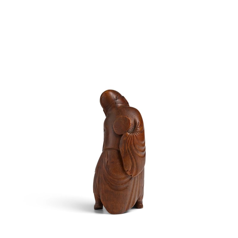 十七世紀 竹根雕濟公像 | A BAMBOO ROOT CARVING OF JIGONG - 图7