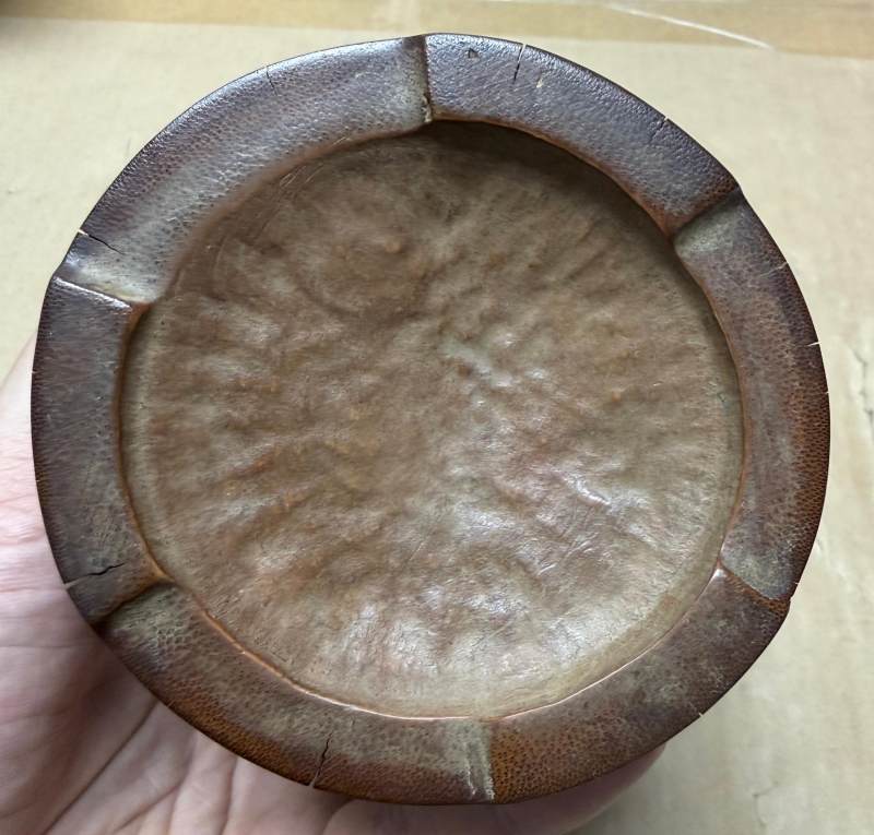 清 施天章款竹筆筒 - 图7