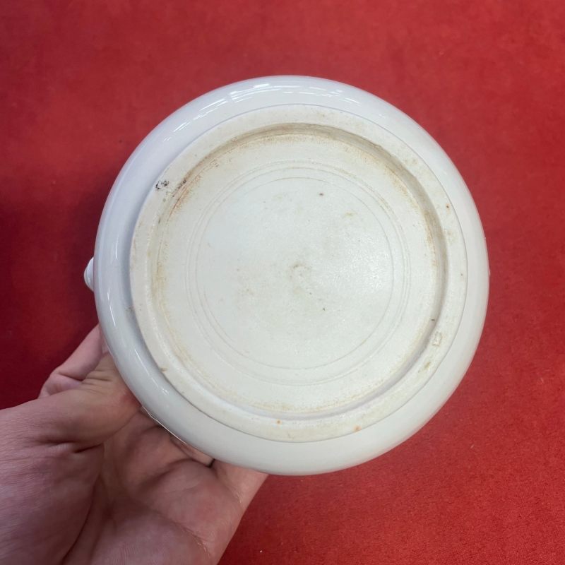清 德化窑双狮耳炉 - 图9