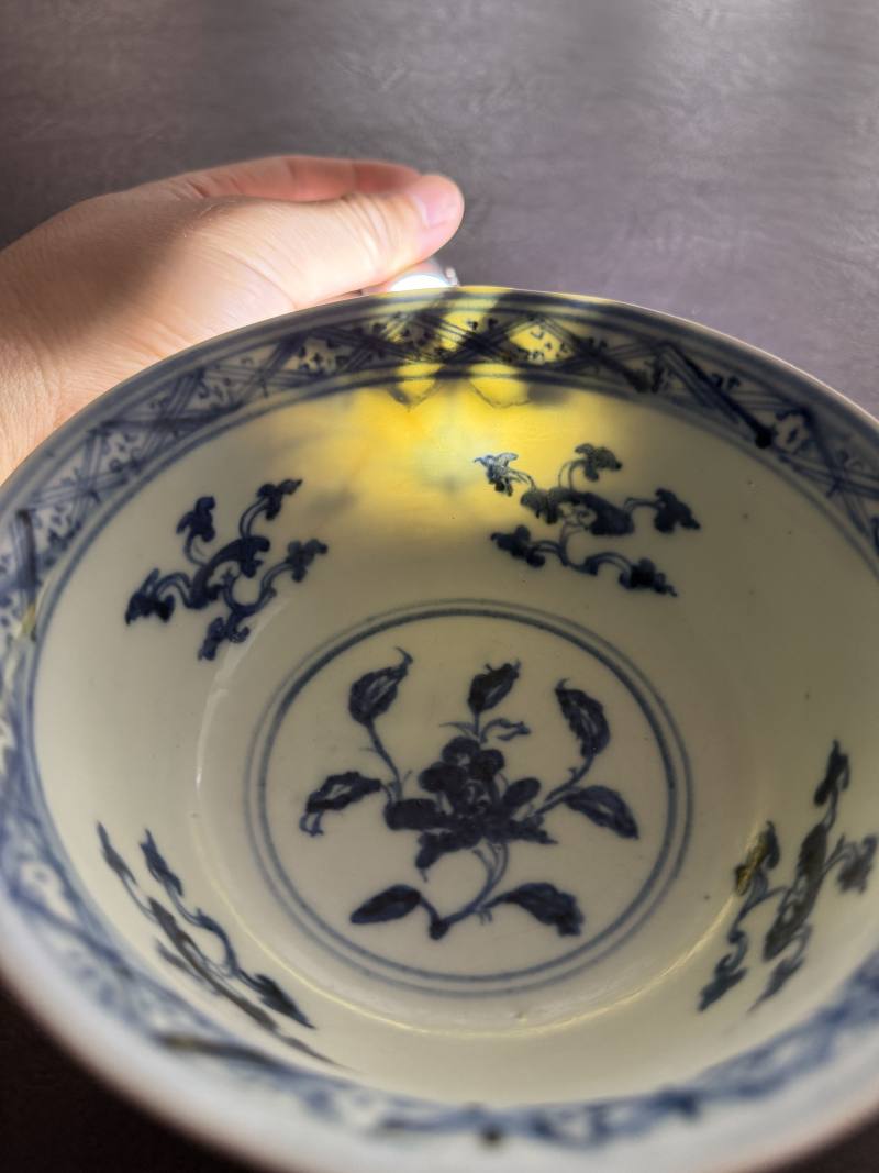 明永乐 青花缠枝莲纹宫碗 - 图15