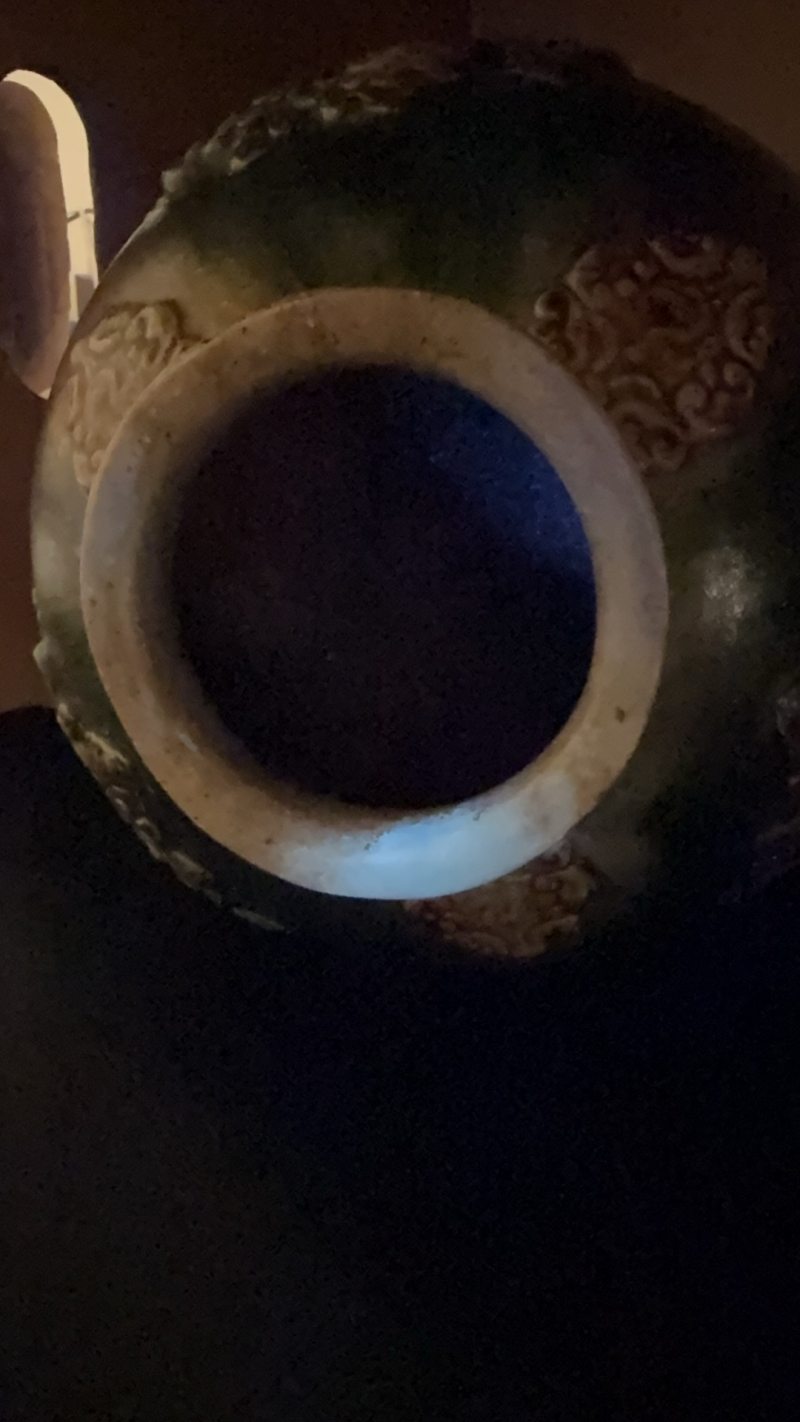 唐 三彩貼團花紋罐 - 图6