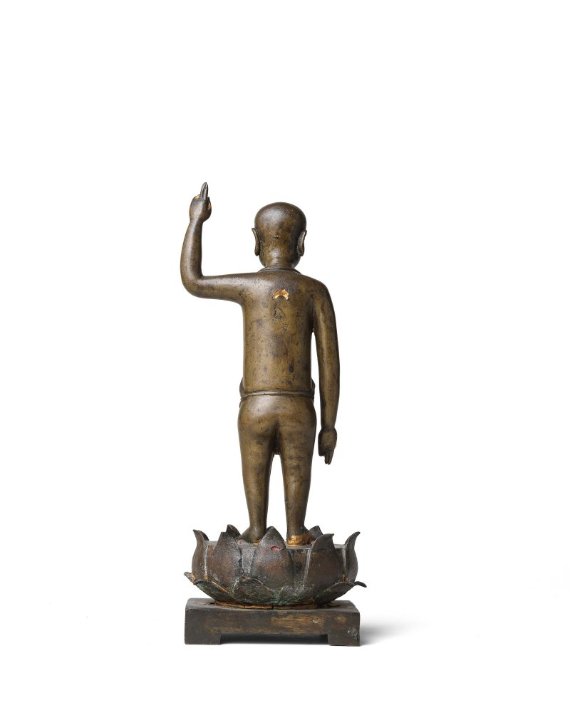 明 黃銅誕生佛立像 | A BRASS FIGURE OF THE INFANT BUDDHA - 图4