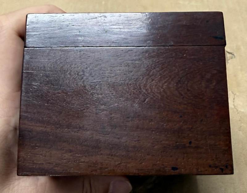 19世紀 文鼎款金石紋木印盒 - 图5
