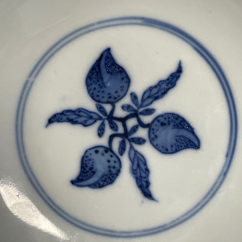 清光绪 青花折枝三多纹碗 - 图12