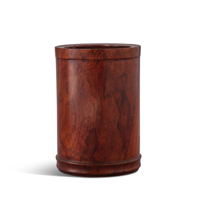 十八世紀 黃花梨小筆筒 | A SMALL HUANGHUALI BRUSHPOT, BITONG - 图2