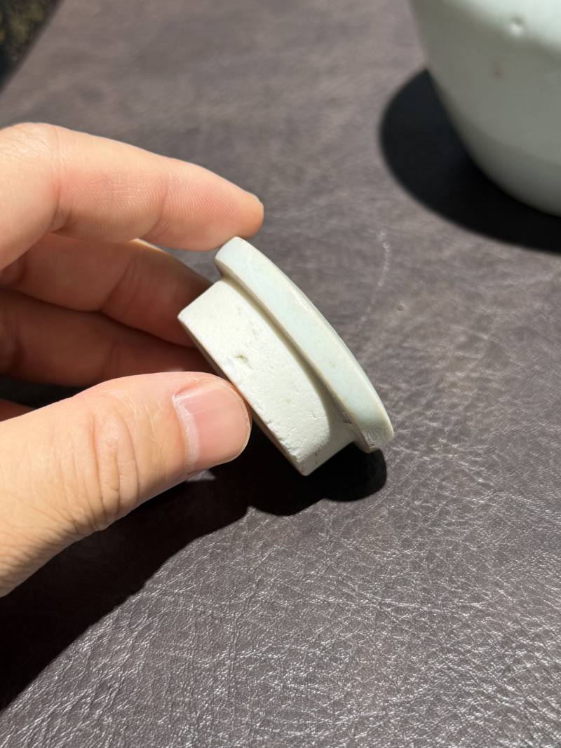 明 甜白釉嘟噜罐 - 图6