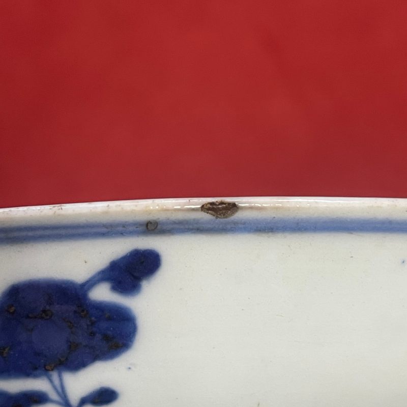 清雍正 青花凤纹盘 - 图9